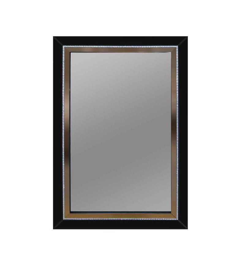 Jes Black/Gold  Mirror 80x120cm RN Style