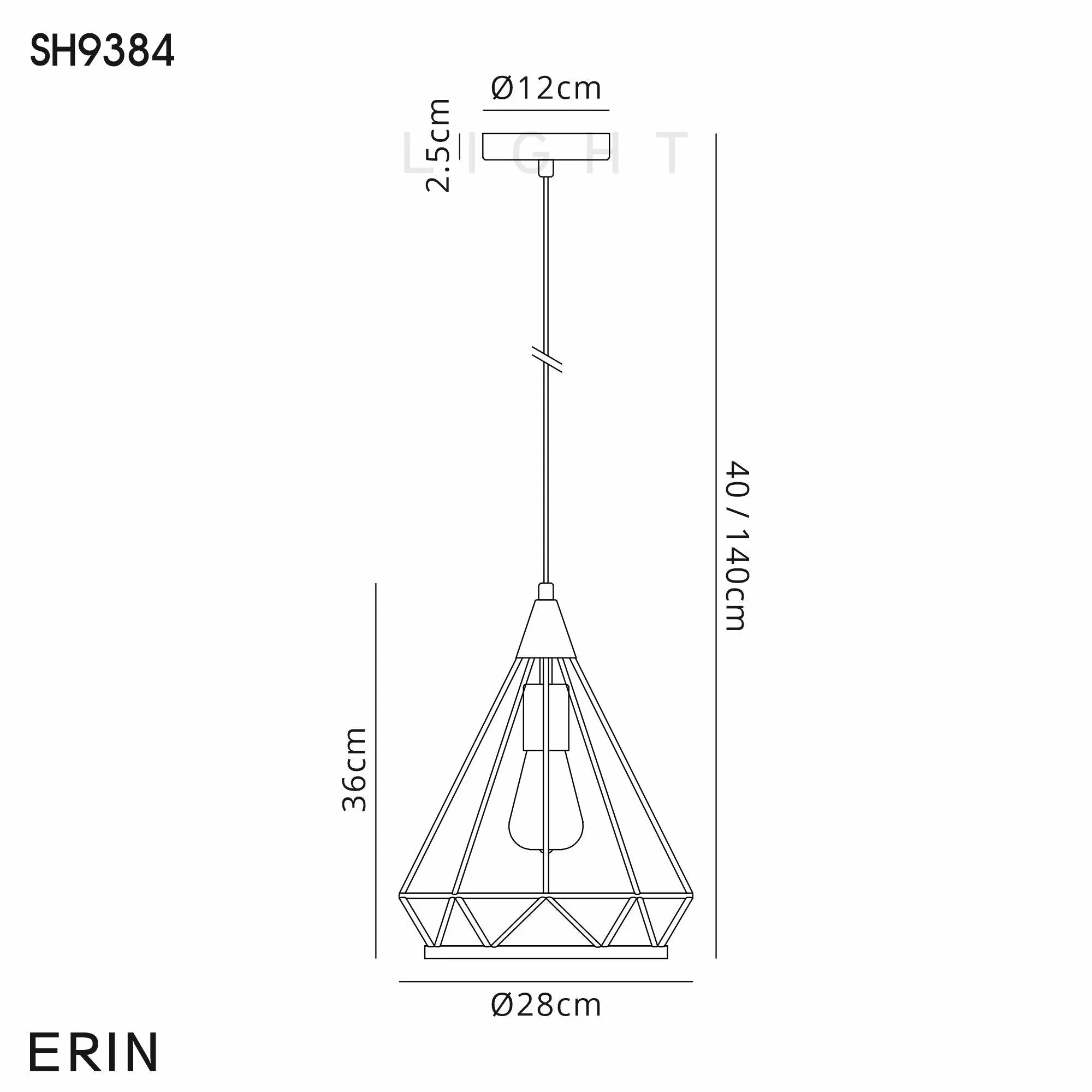 Easton Diamond Ceiling Pendant Light Home Store Living