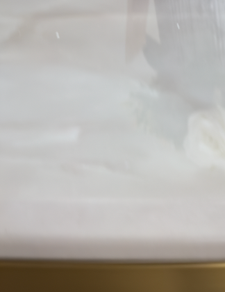 Camden Dining Table - Beige Marble/ Brushed Brass 130cm Kevin Simba