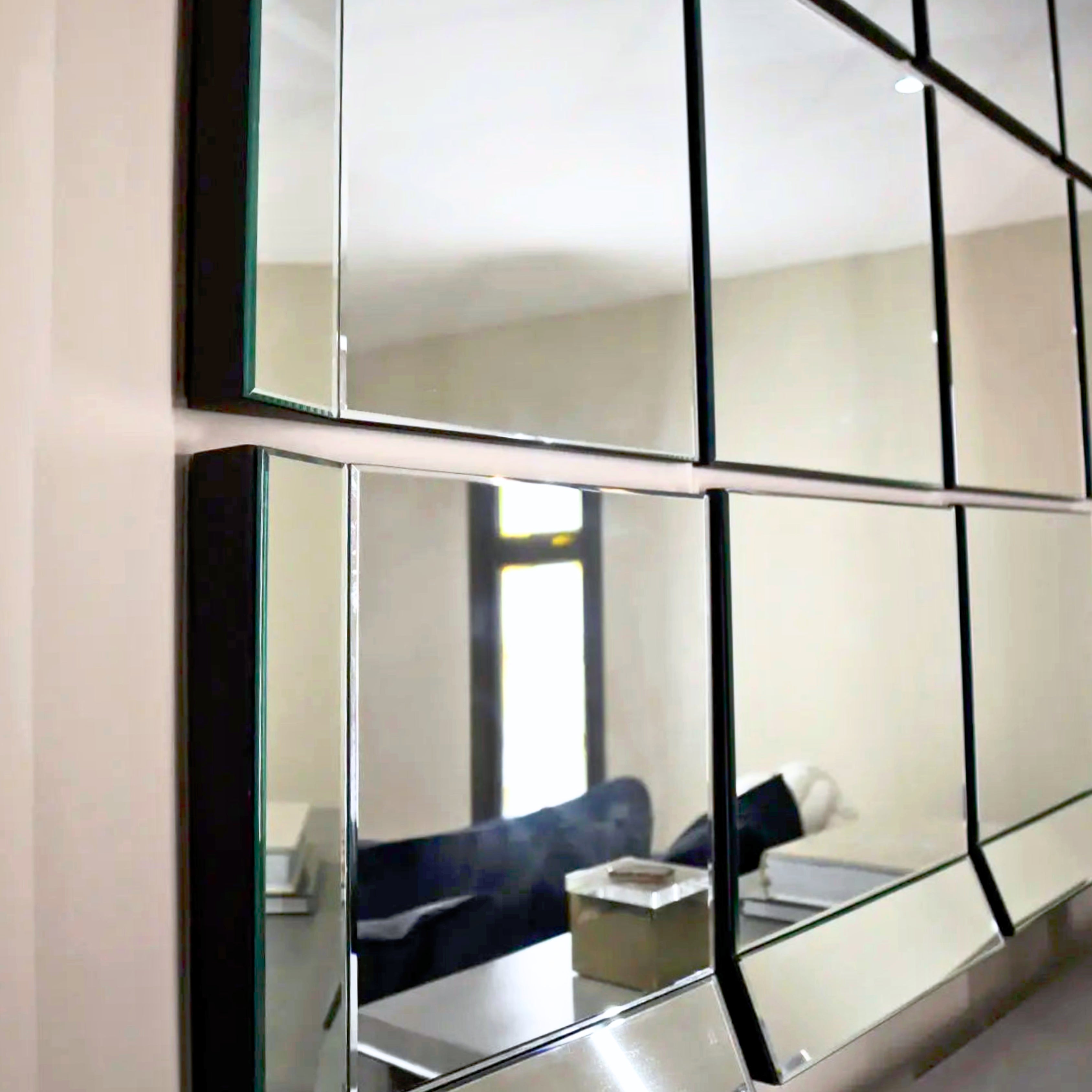 Venetian 15 Piece Panel Mirror Set Home Store Living