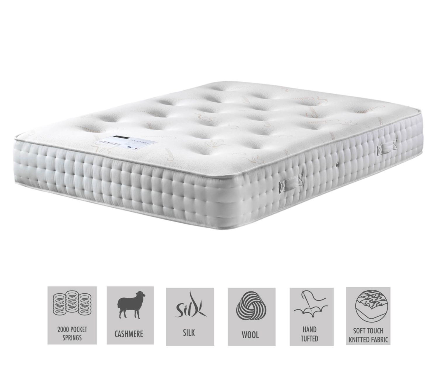 Pocket Edge 1000 Foam Encapsulated Pocket Sprung Mattress Home Store Living