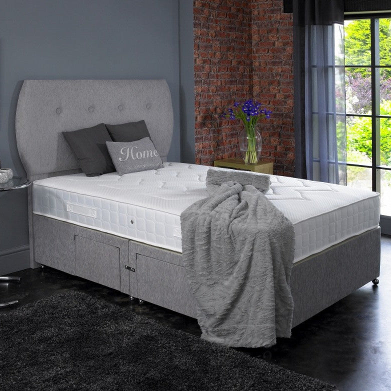 Pocket Edge 1000 Pocket Sprung Divan Bed Set Home Store Living