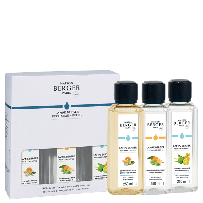 Gift Pack with 3 x 250 ml Festival Lampe Berger Refills