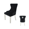 Chelsea Ring Knocker / Lion Knocker Dining Chair with Chrome Legs AWS