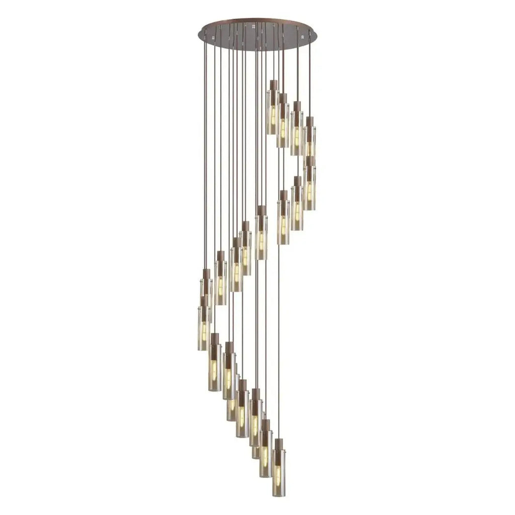 Bonni 21 Light Adjustable E27 Round Pendant Chandelier Inspired Lighting