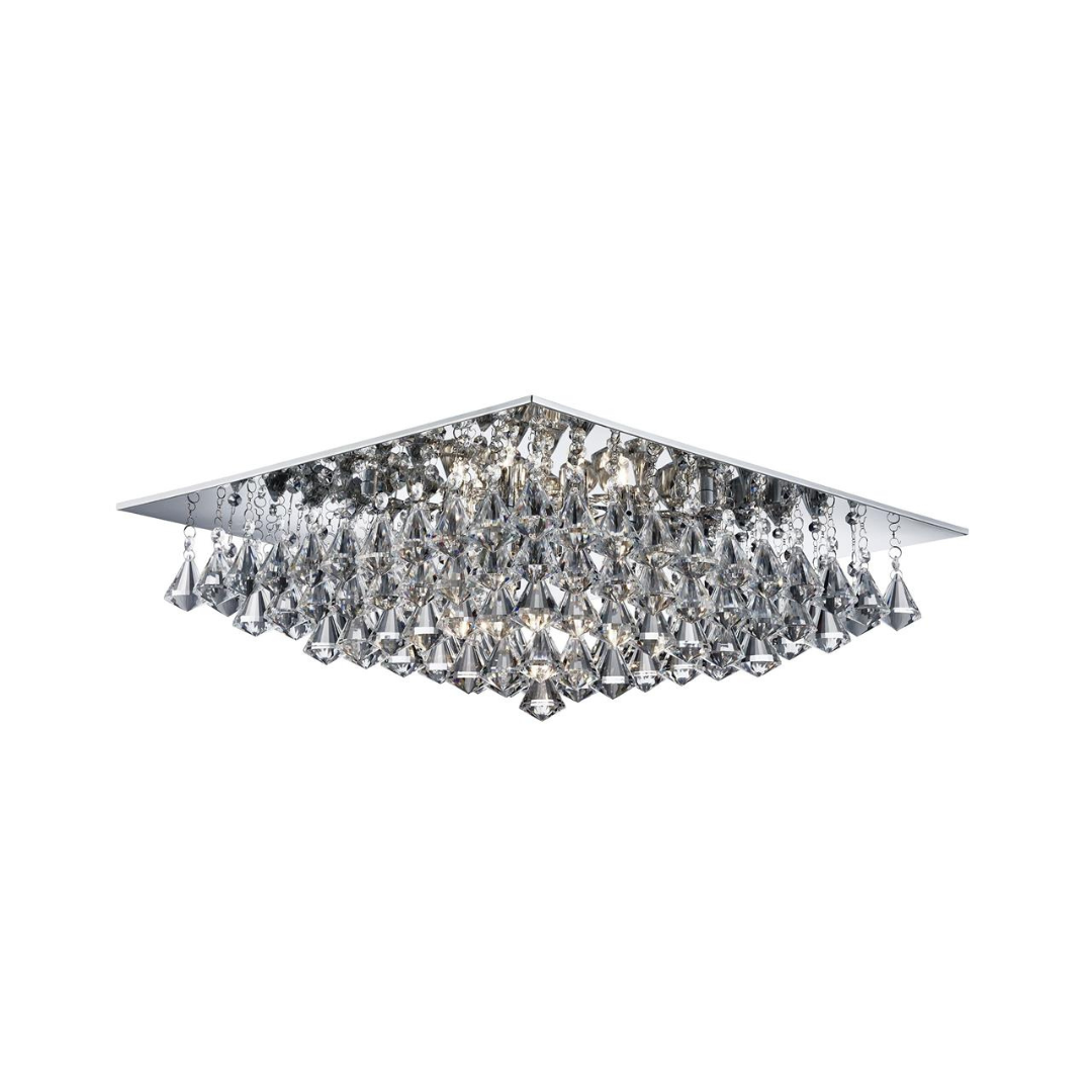 Savannah Pyramid Crystal Drops Ceiling Light Home Store Living