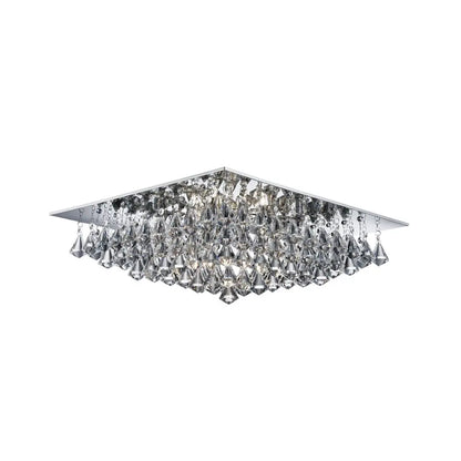 Savannah Pyramid Crystal Drops Ceiling Light Home Store Living