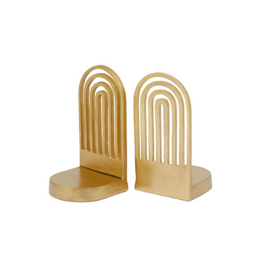 Rubi Gold Bookends (Set of 2) Home Store Living