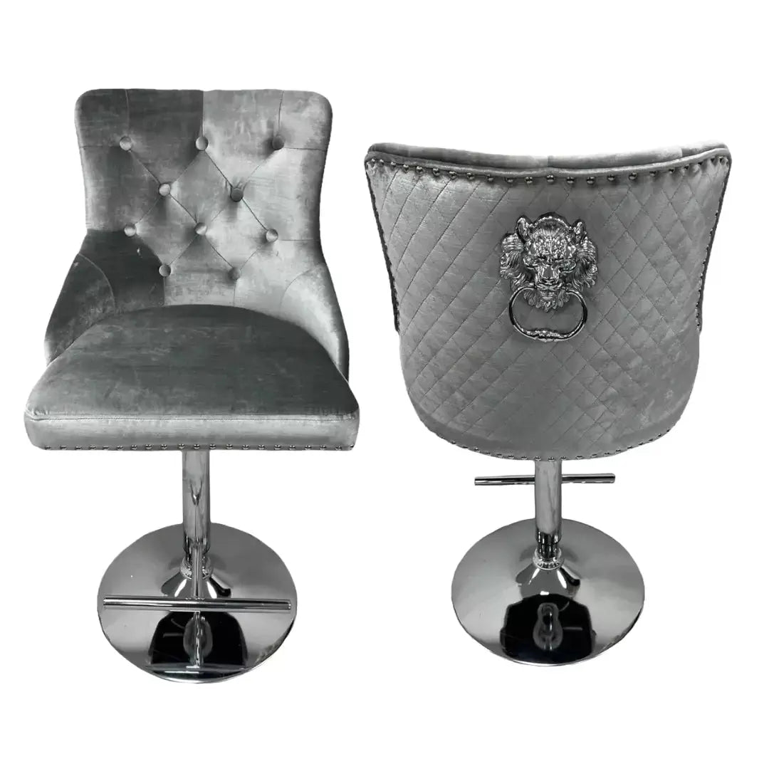 Mayfair Lion Knocker Bar Stool (Set of 2) Home Store Living