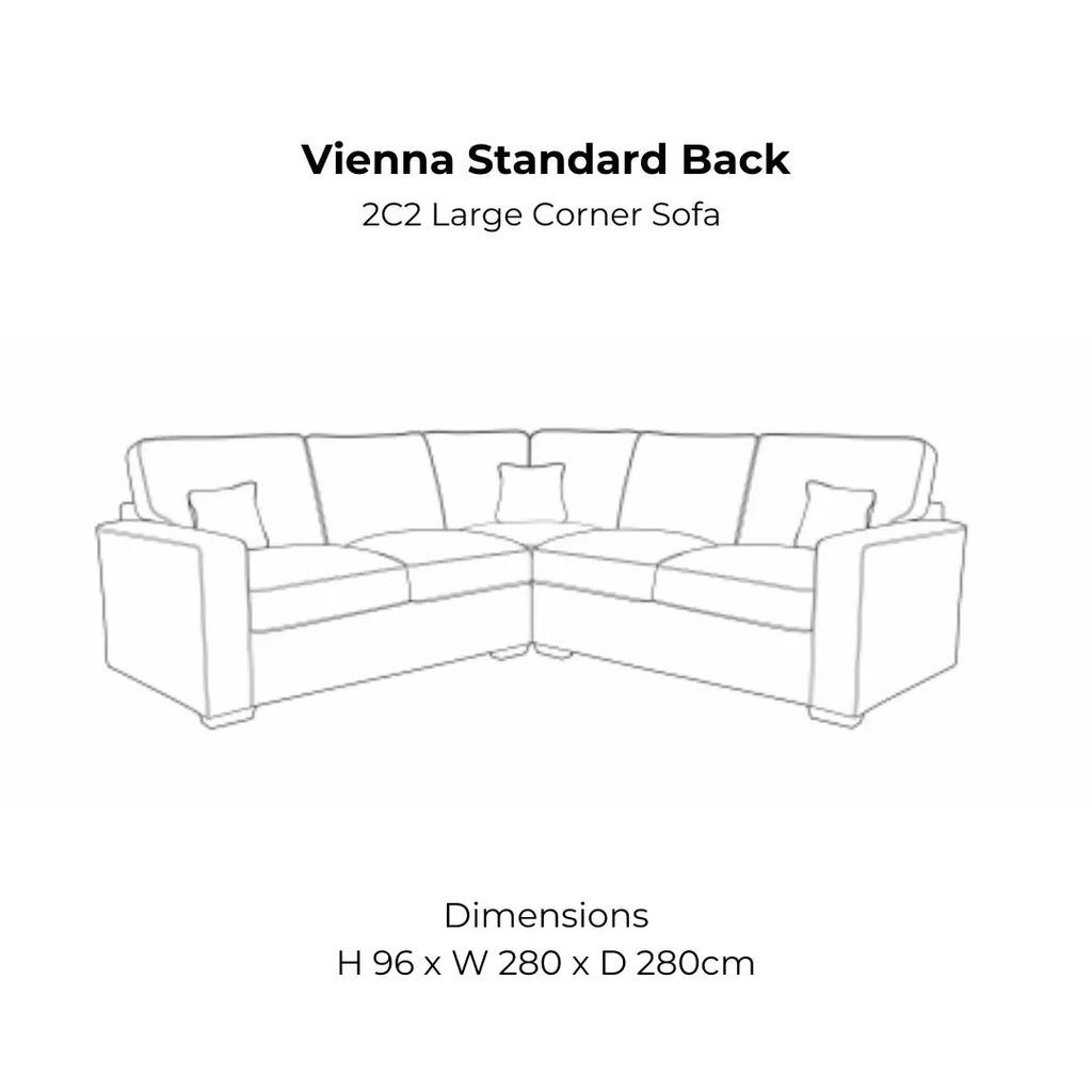 Vienna Standard Back Sofa Range Home Store Living