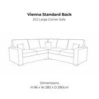 Vienna Standard Back Sofa Range Home Store Living