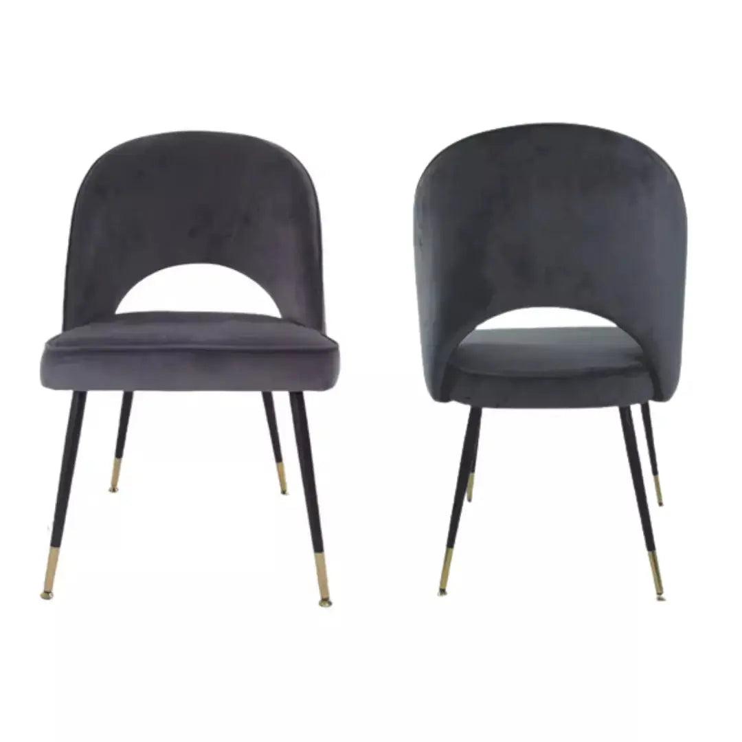 Venice Dining Chair with Black Legs (Set of 2) Home Store Living