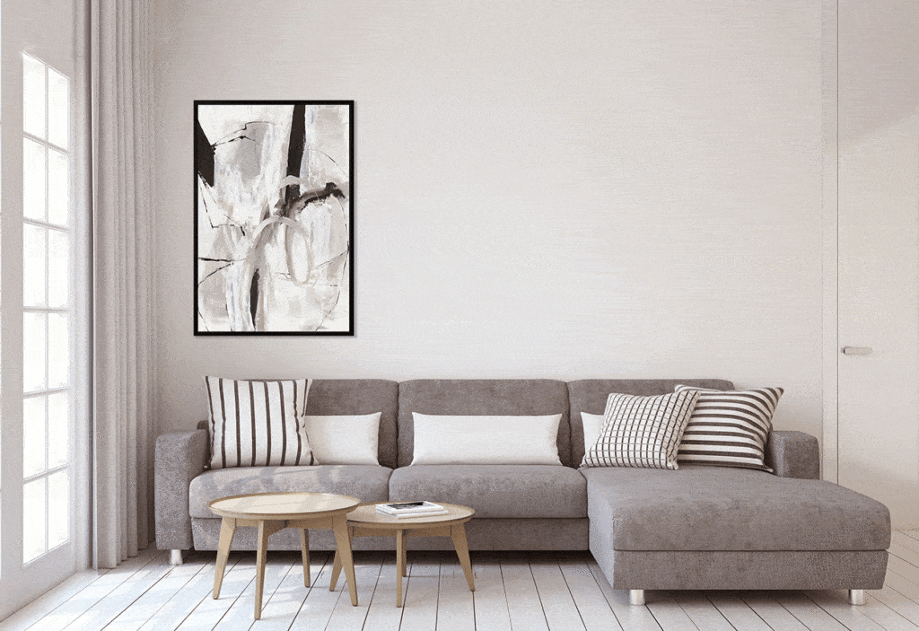 Looping Eternity Abstract Wall Art Home Store Living