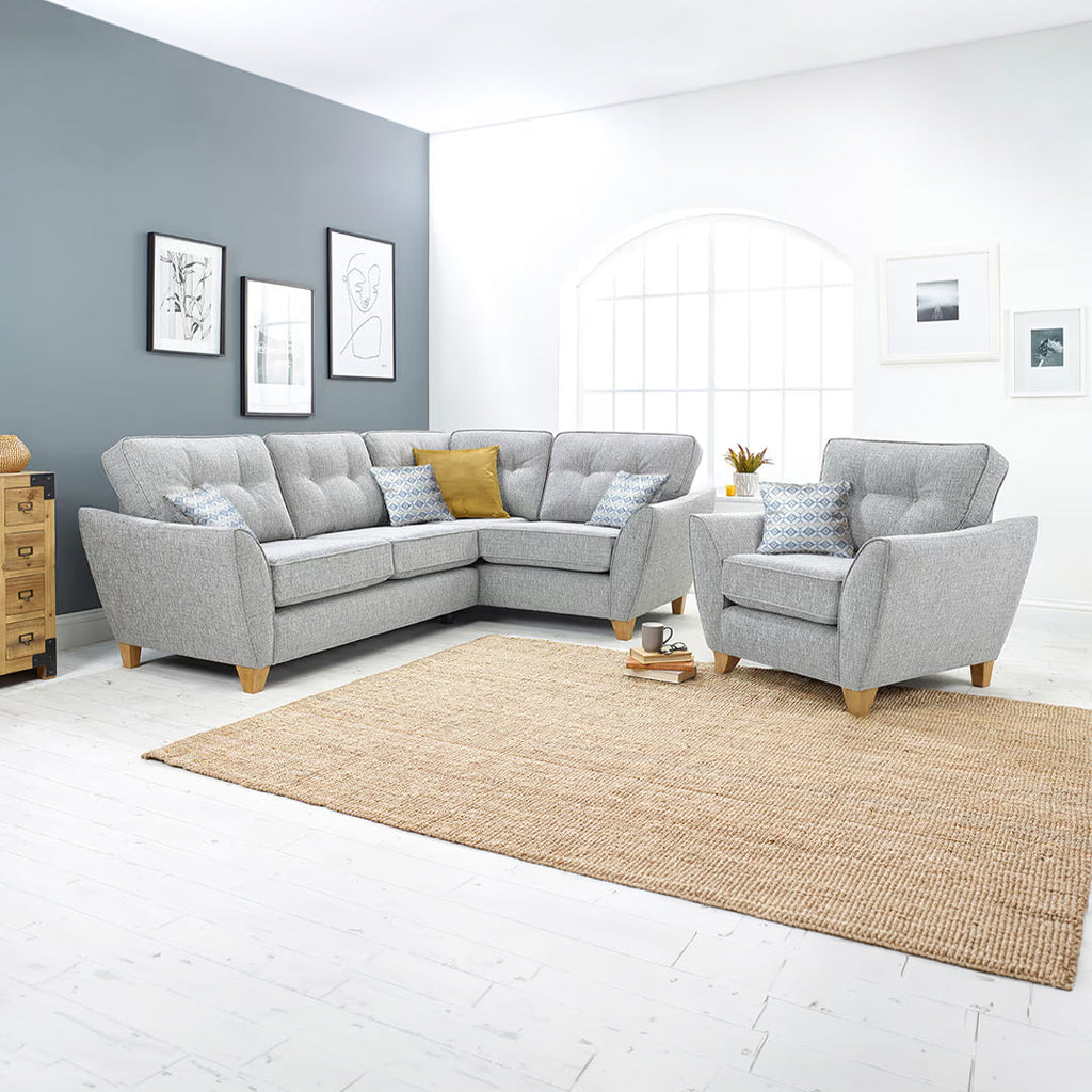 Ashley Button Back Sofa Range w/ Accents Lebus
