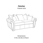 Fletcher Truffle Sofa Range Home Store Living