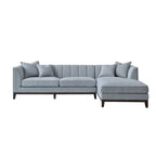Aluxo Cooper Right Hand Corner Group in Dolphin Boucle Furnish 365
