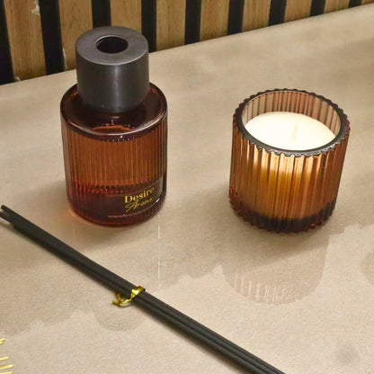 Oud & Bergamot Desire Diffuser/ Candle Aroma Gift Set Not specified