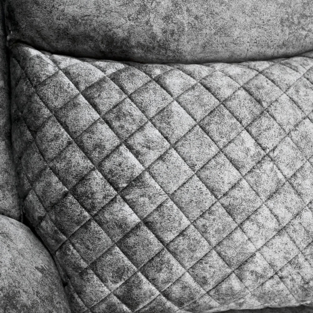 Chelsea 3 Seater Plush Velvet-Style Fabric Manual Recliner Sofa rs furniture