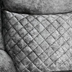 Chelsea 3 Seater Plush Velvet-Style Fabric Manual Recliner Sofa rs furniture