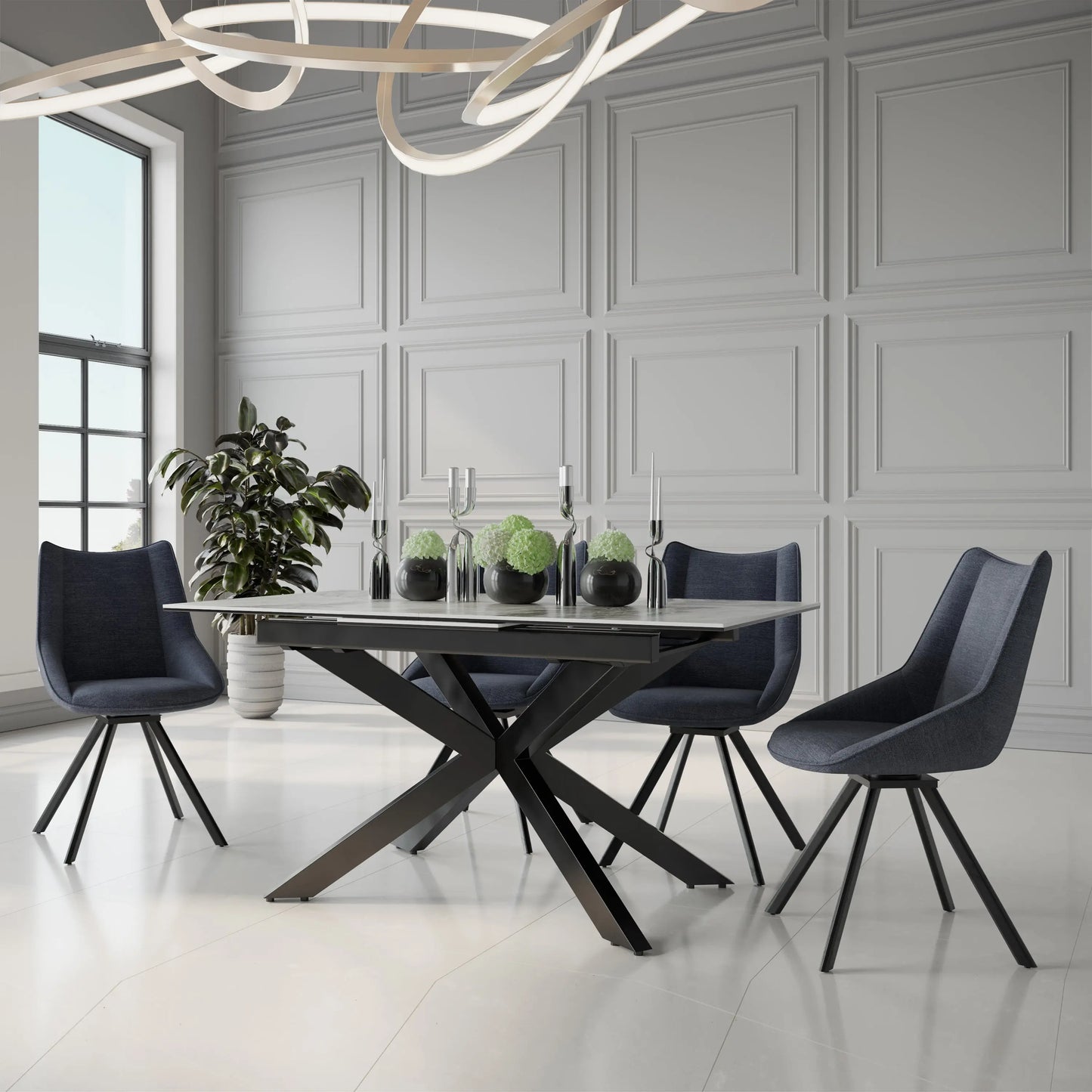 Apollo Grey Extendable Dining Table