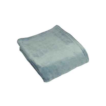 Marlow Super Soft Fleece Throw Mist Blue Home Store Living