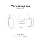 Vienna Standard Back Sofa Range Home Store Living