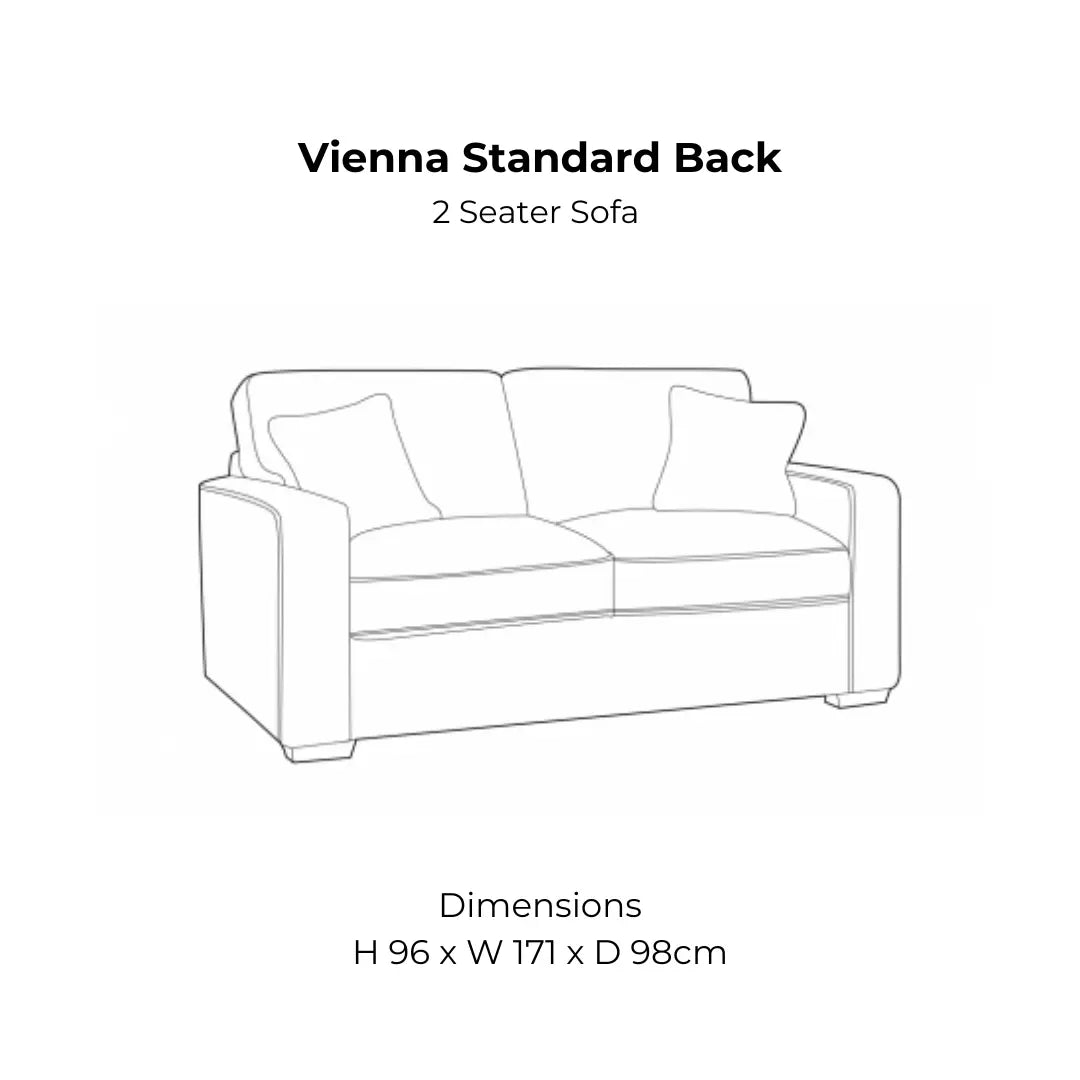 Vienna Standard Back Sofa Range Home Store Living