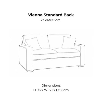 Vienna Standard Back Sofa Range Home Store Living