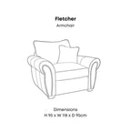 Fletcher Truffle Sofa Range Home Store Living