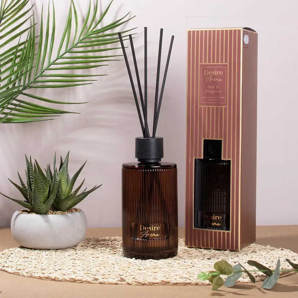 Desire Oud & Bergamot Diffuser 500ml Reed Diffuser Lesser & Pavey Ltd