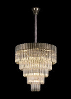 Kiera 19 Light Round Sculpted Glass Pendant Home Store Living