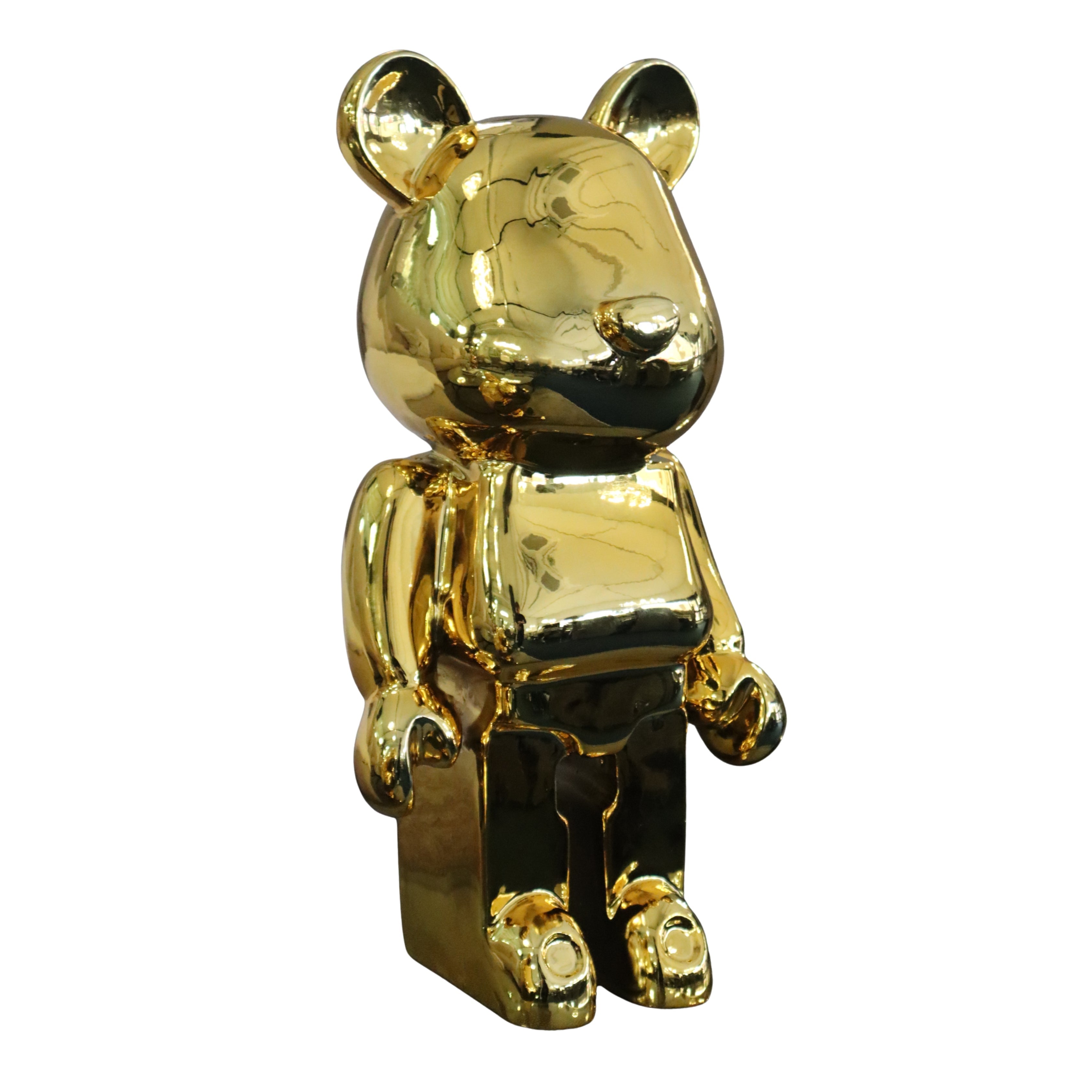 Small Gold Standing Bear 40cm Ivan