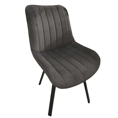 Roco Dark Grey Chairs (Set of 2) Home Store Living