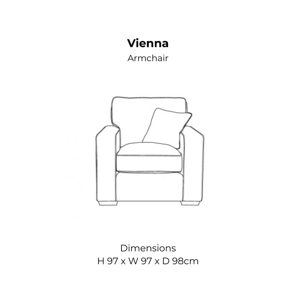 Vienna Standard Back Sofa Range Home Store Living