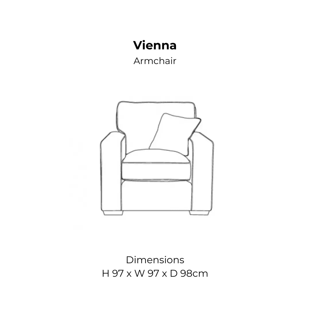 Vienna Standard Back Sofa Range Home Store Living