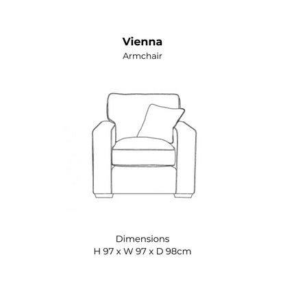 Vienna Standard Back Sofa Range Home Store Living