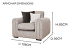 Glamour Premium High Back Sofa Range home store living