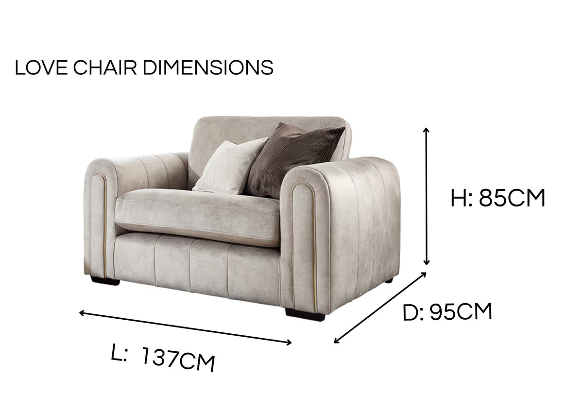 Glamour Premium High Back Sofa Range home store living