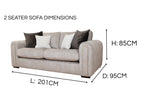 Glamour Premium High Back Sofa Range home store living