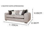 Glamour Premium High Back Sofa Range home store living