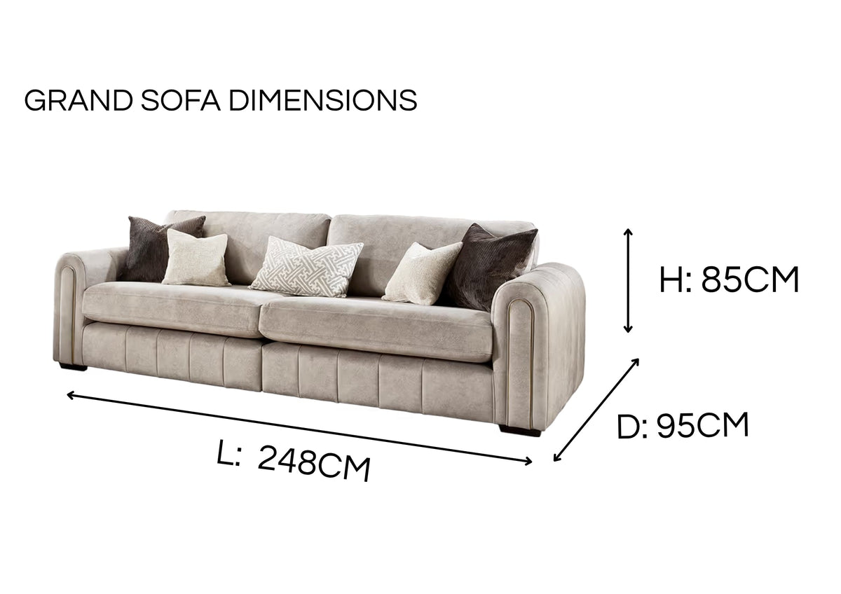 Glamour Premium High Back Sofa Range home store living