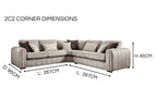 Glamour Premium High Back Sofa Range home store living