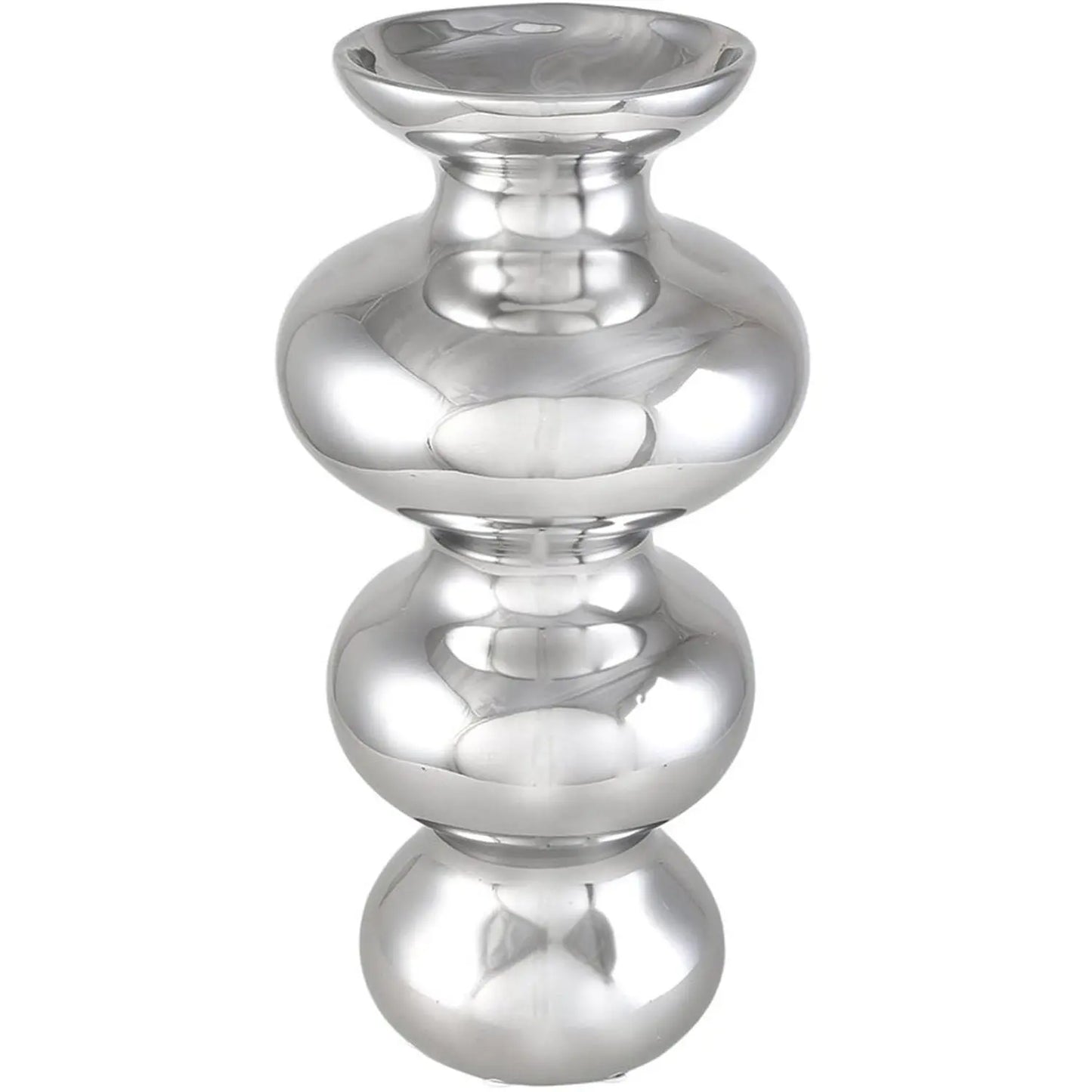 Value Large Ceramic Silver Vase Home Store Living