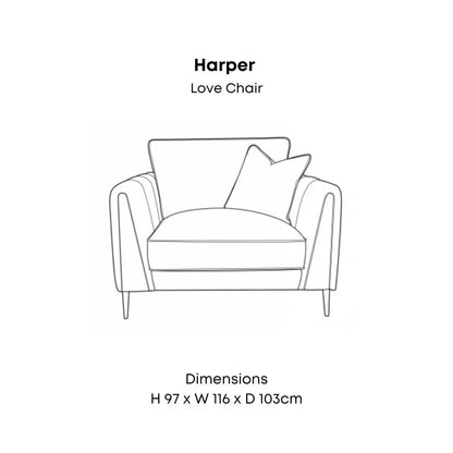 Harper Pillowback Sofa Range Home Store Living