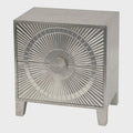 YS Coco Silver Nightstand YS Interiors
