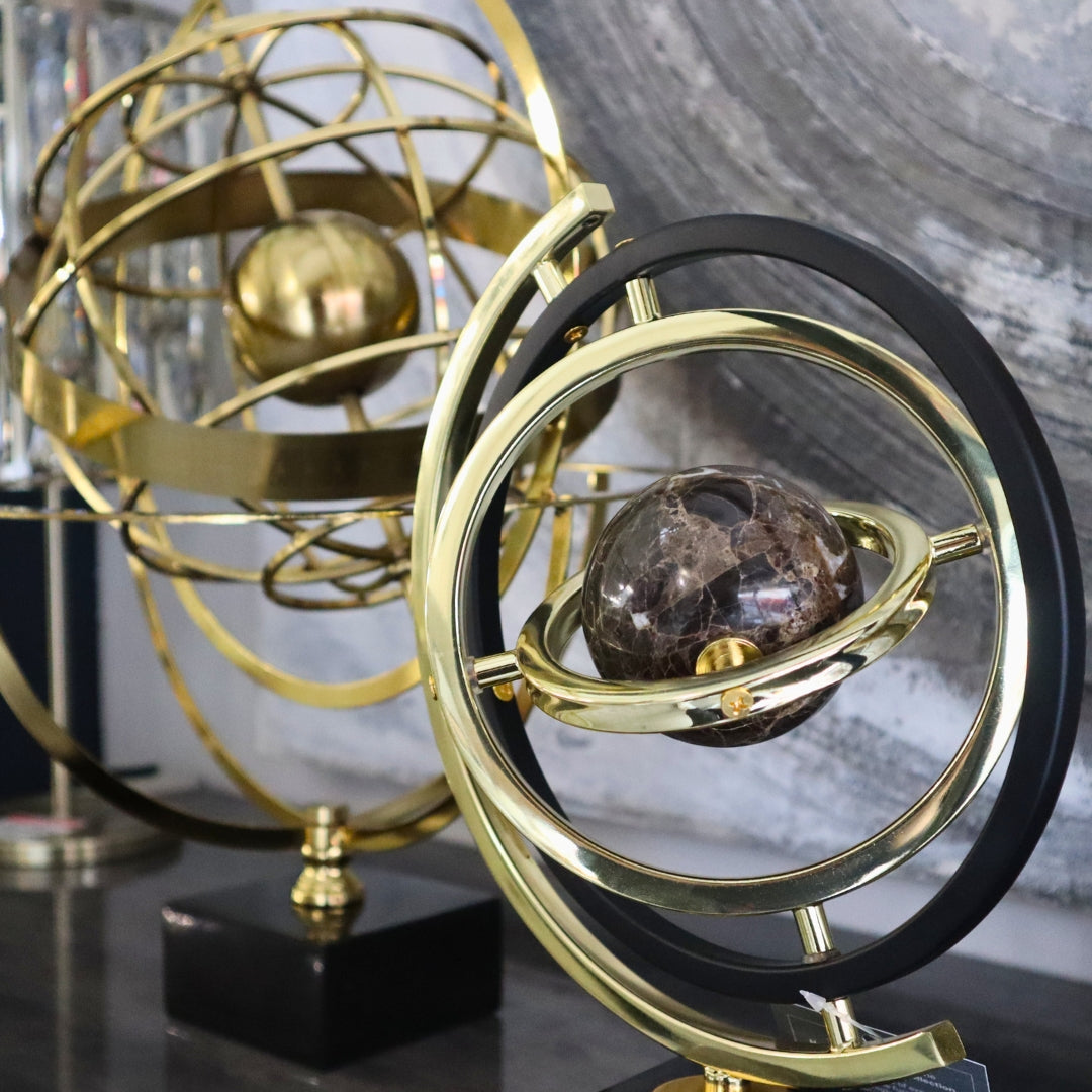 MARBLE ARMILLARY SPHERE  SMALL 32cm Ivan