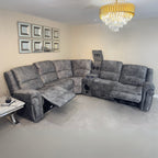 Galaxy Power Recliner Full Corner Sofa Home Store Living