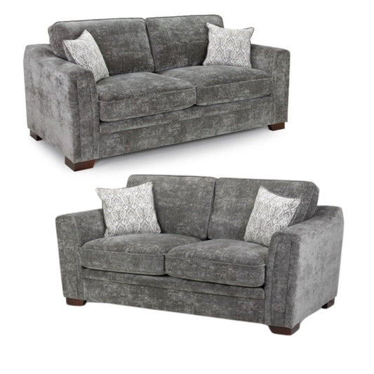 Astrid Sofa (3+2 Set) Grey Home Store Living