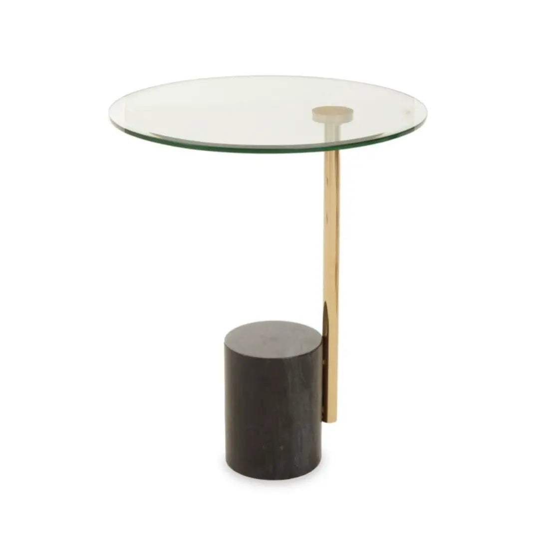 Oria Marble & Glass Side Table Range Home Store Living