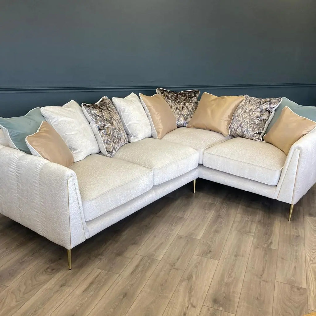 Pisa Smoke - Harper Pillowback Sofa Fabric Sample Home Store Living